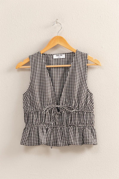 Polly Gingham Top