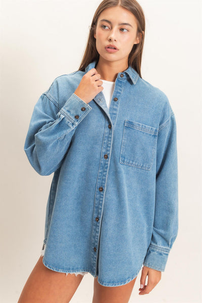 Sutton Oversized Denim Shirt