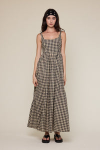Taylor Gingham Maxi Dress