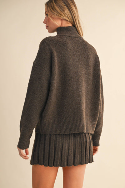 Gather Turtleneck Sweater