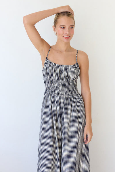 Gingham Jumpsuit
