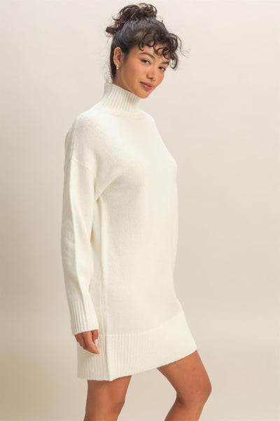 Turtleneck Sweater Dress