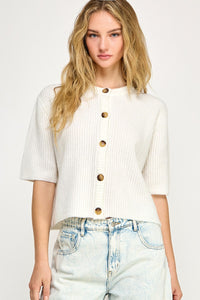 Short Sleeve Cardigan