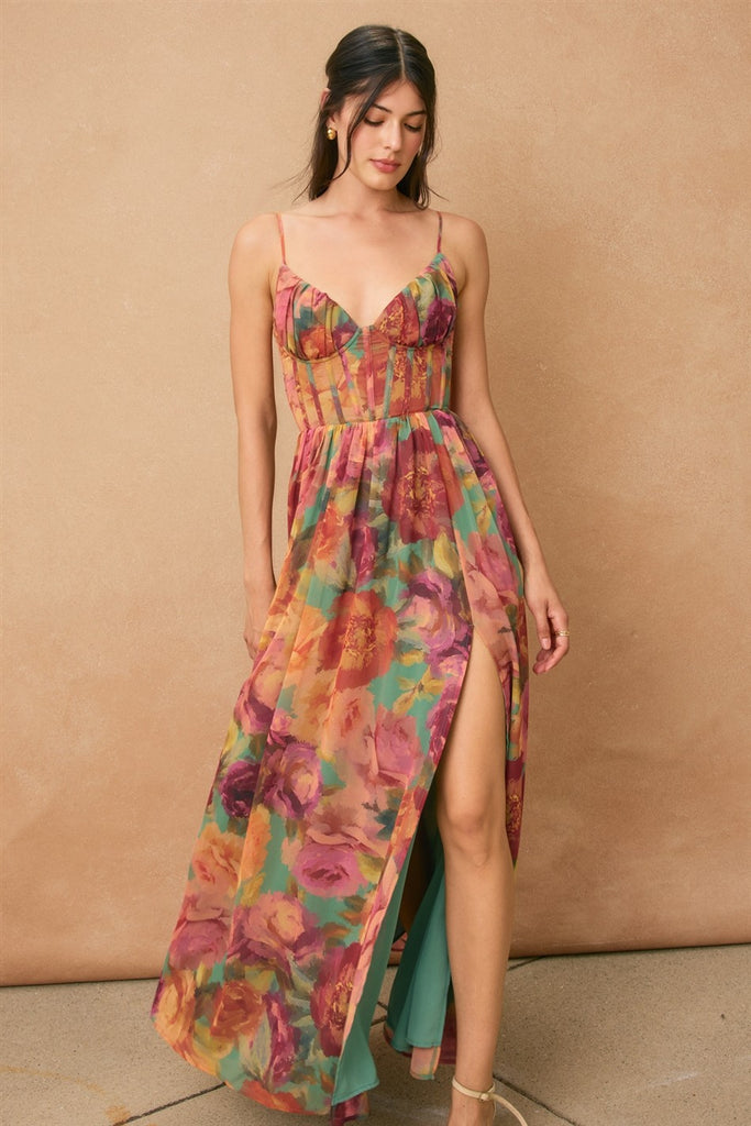 No One Else Corset Maxi Dress Bloom & Flourish No One Else Corset Maxi Dress Bloom & Flourish